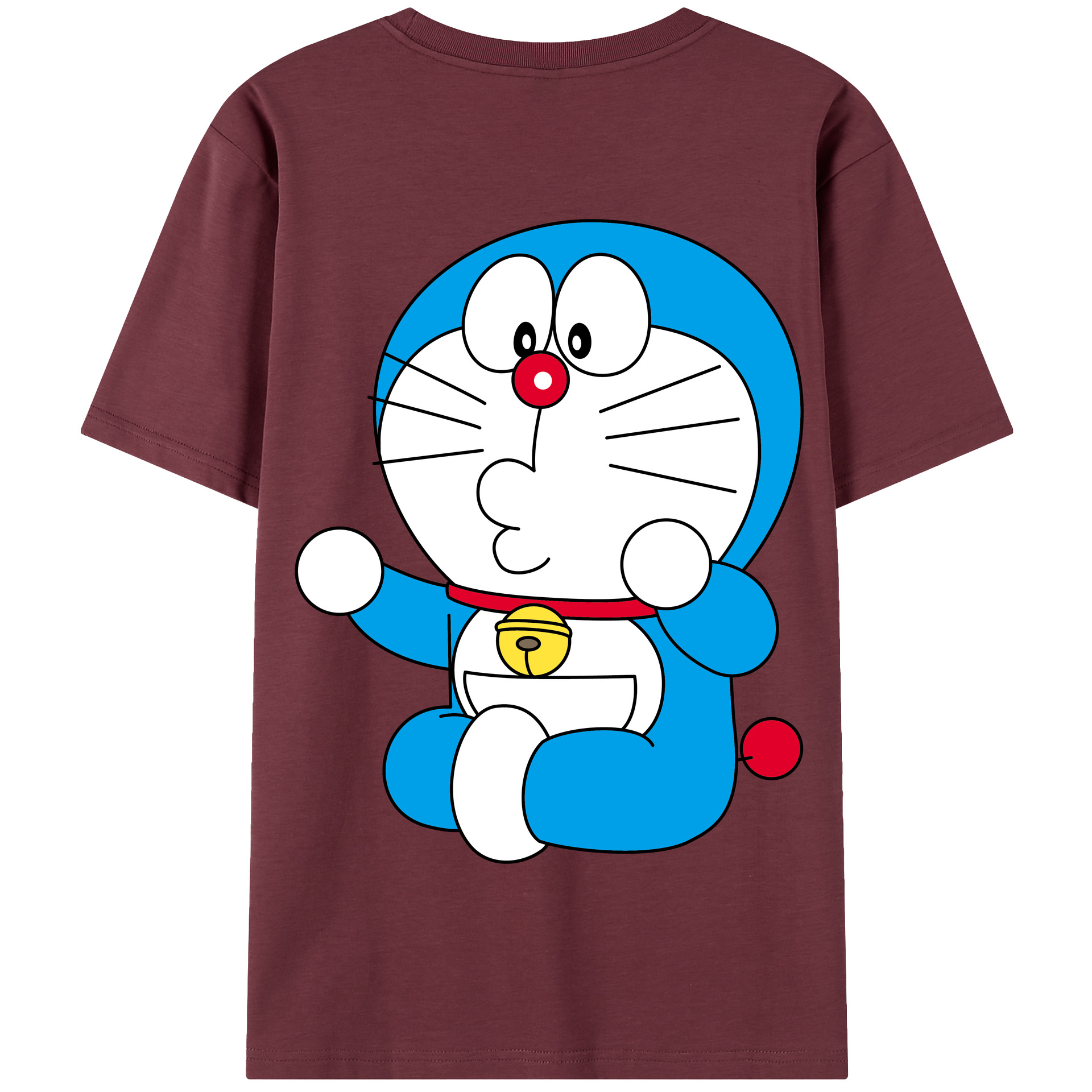 （画像用） ドラえもん Doraemon 綿100％半袖Tシャツ（背面プリント）
